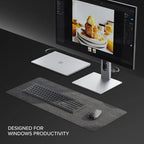 ALOGIC ASKBT3WC keyboard Mouse included Home/Office RF Wireless + Bluetooth Black