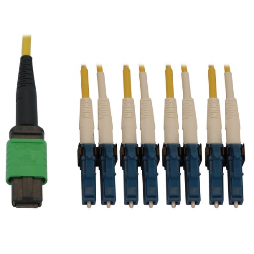 Tripp Lite N390X-01M-8L-AP InfiniBand/fibre optic cable 39.4" (1 m) MPO/MTP 4x LC OFNR Black, Blue, Green, Yellow