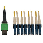 Tripp Lite N390X-01M-8L-AP InfiniBand/fibre optic cable 39.4" (1 m) MPO/MTP 4x LC OFNR Black, Blue, Green, Yellow
