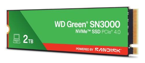 Western Digital Green WD SN3000 NVMe 2 TB M.2 PCI Express 4.0