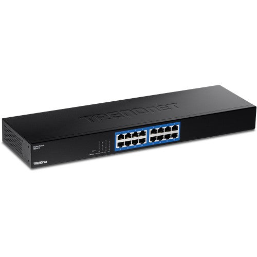 Trendnet TEG-S17 network switch Gigabit Ethernet (10/100/1000) Black
