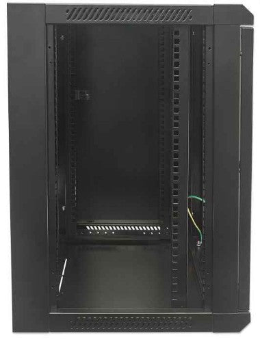Intellinet 711715 rack cabinet 6U Wall mounted rack Black