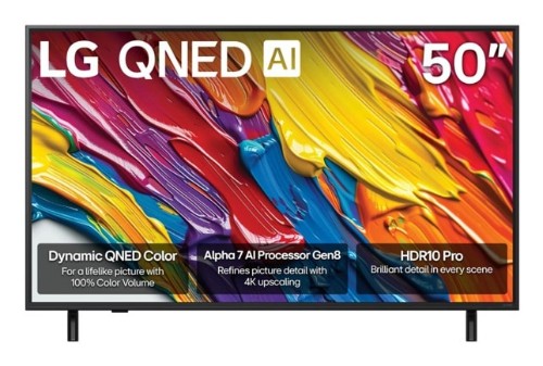 LG QNED 50QNED82AUA TV 50" 4K Ultra HD Smart TV Wi-Fi Black