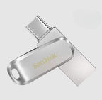 SanDisk Ultra Dual Drive Luxe USB flash drive 1 TB USB Type-A / USB Type-C 3.2 Gen 1 (3.1 Gen 1) Stainless steel