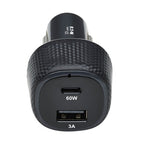 Tripp Lite U280-C02-63W-1B mobile device charger Universal Black Cigar lighter Fast charging Auto