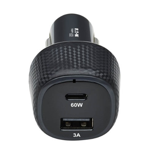 Tripp Lite U280-C02-63W-1B mobile device charger Universal Black Cigar lighter Fast charging Auto