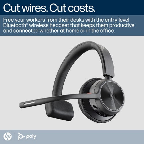 Poly Voyager 4310-M Microsoft Teams Certified USB-C Headset +BT700 dongle +Charging Stand