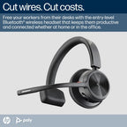 Poly Voyager 4310 Microsoft Teams Certified Headset +BT700 dongle +Charging Stand