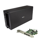 StarTech.com BNDTB1394B3 laptop dock/port replicator Wired Thunderbolt 3 Black
