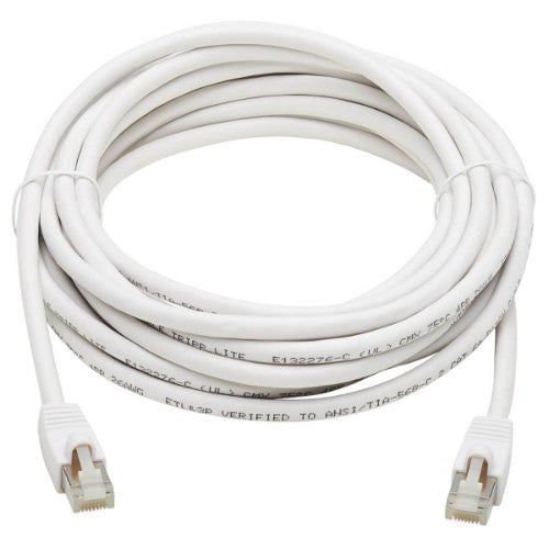 Tripp Lite N262AB-025-WH networking cable White 300" (7.62 m) Cat6a S/FTP (S-STP)