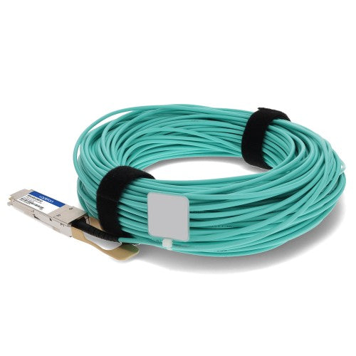 AddOn Networks MFA1A00-E040-AO InfiniBand/fibre optic cable 1574.8" (40 m) QSFP28 AOC Aqua color