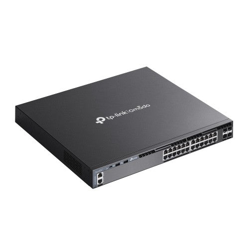 TP-Link Omada SG6428X network switch Managed L3 Gigabit Ethernet (10/100/1000) 1U Black