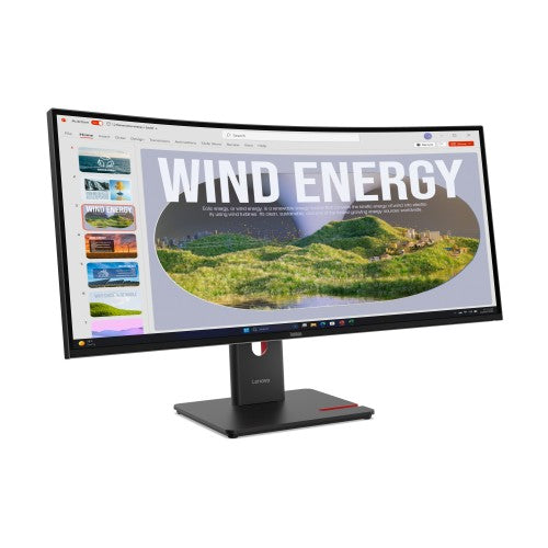 Lenovo ThinkVision T34WD-40 computer monitor 34" 3440 x 1440 pixels LED Black