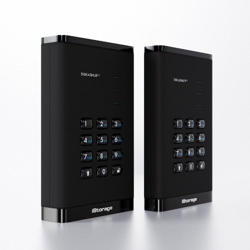 iStorage diskAshur3 HDD external hard drive 5 TB 2.5" USB Type-C 3.2 Gen 1 (3.1 Gen 1) Black
