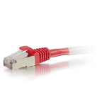 C2G 15ft Cat6 STP networking cable Red 181.1" (4.6 m) U/FTP (STP)
