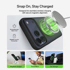 Belkin SheerForce Grip mobile phone case 6.9" Cover Black, Translucent