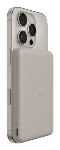 Belkin BoostCharge Lithium-Ion (Li-Ion) 5000 mAh Wireless charging Sand