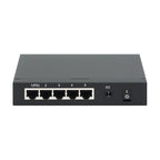 Eaton NG5POE-1 network switch Unmanaged Gigabit Ethernet (10/100/1000) Power over Ethernet (PoE) Desktop/Wall-Mounting Black