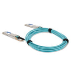AddOn Networks AOC-D-D-400G-5M-AO InfiniBand/fibre optic cable 196.9" (5 m) QSFP-DD Aqua color