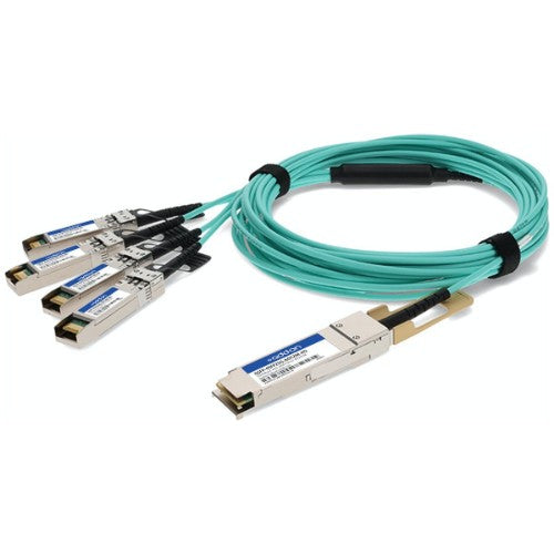 AddOn Networks QSFP-4SFP25GAOC2M-AO InfiniBand/fibre optic cable 78.7" (2 m) QSFP28 4x QSFP28 AOC Aqua color