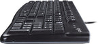 Logitech 920-002478 keyboard Office USB English Black