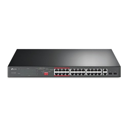 TP-Link TL-SL1226P network switch Unmanaged Gigabit Ethernet (10/100/1000) Power over Ethernet (PoE) 1U Gray