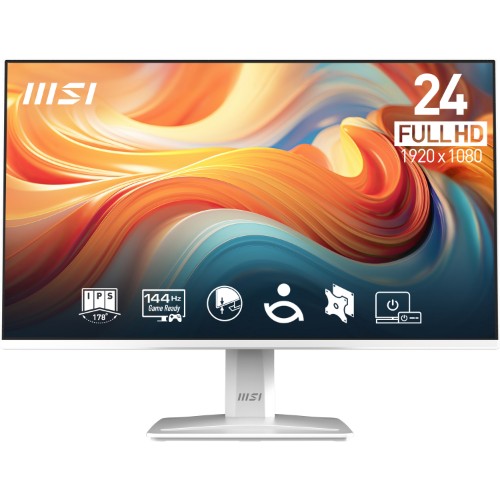 MSI Pro MP243W E14 computer monitor 23.8" 1920 x 1080 pixels Full HD LCD White