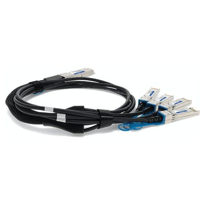 AddOn Networks JNP-100G-4X25G-3M-AO InfiniBand/fibre optic cable 118.1" (3 m) SFP28 4xSFP28 Black