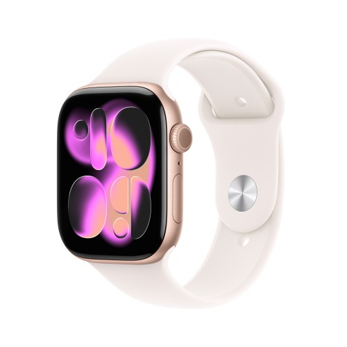 Apple Watch Series 11 OLED 46 mm Digital 416 x 496 pixels Touchscreen Rose Gold Wi-Fi GPS (satellite)