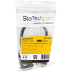 StarTech.com DVISPL1DD DVI cable 11.8" (0.3 m) DVI-D 2 x DVI-D Black