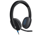 Logitech 981-000510 headphones/headset Wired Head-band Office/Call center Black