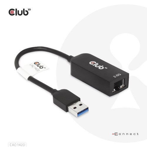 CLUB3D CAC-1420 network card Ethernet 2500 Mbit/s