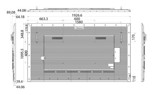 Hisense 86DM66D signage display Digital A-board 86" Wi-Fi 500 cd/m² Full HD Black Android 11 24/7