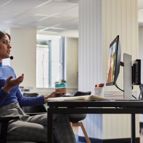 HP Pro Mini 400 G9 Intel® Core™ i7 i7-14700T 16 GB DDR5-SDRAM 256 GB SSD Windows 11 Pro Mini PC Black