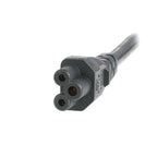 StarTech.com PXT101NB3S10 power cable Black 118.1" (3 m) NEMA 5-15P C5 coupler