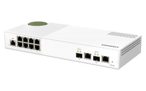 QNAP QSW-M2108-2C network switch Managed L2 2.5G Ethernet (100/1000/2500) Gray, White