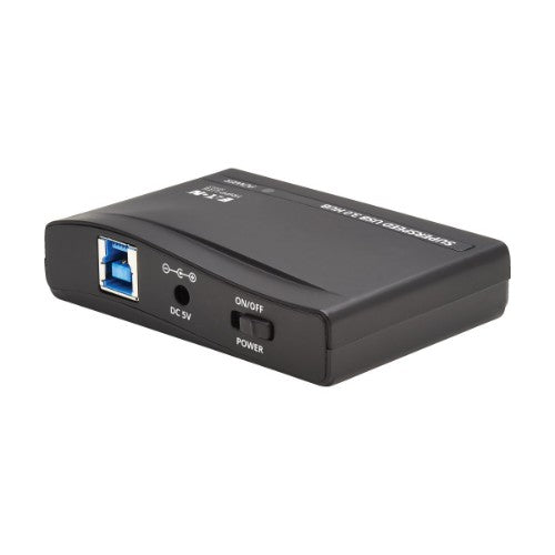 Tripp Lite U360-004-R-INT interface hub USB 3.2 Gen 1 (3.1 Gen 1) Type-B 5000 Mbit/s Black