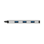 Tripp Lite USB-C Dock, Dual Display - 4K 60 Hz HDMI, USB 3.2 Gen 1, USB-A Hub, Memory Card, 100W PD Charging, Gray