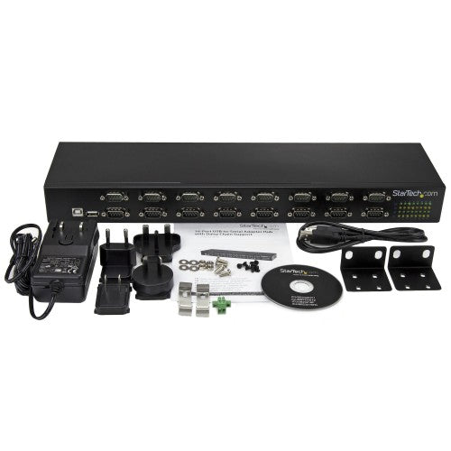StarTech.com ICUSB23216FD interface hub USB 2.0 Type-B 480 Mbit/s Black