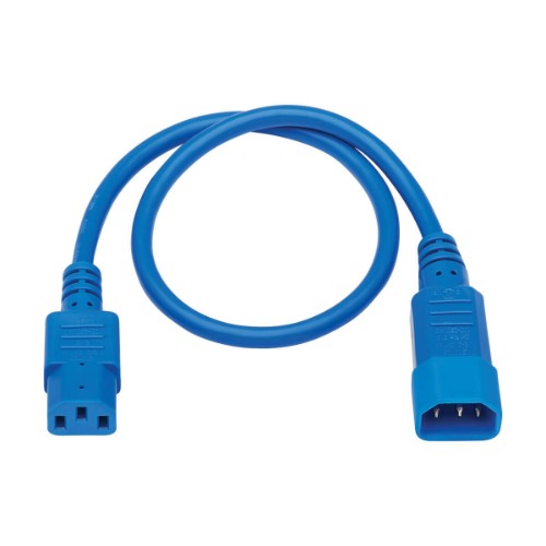 Tripp Lite P004-002-ABL power cable Blue 23.6" (0.6 m) C13 coupler C14 coupler