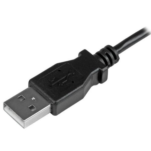 StarTech.com USBAUB50CMLA USB cable USB 2.0 19.7" (0.5 m) USB A Micro-USB B Black