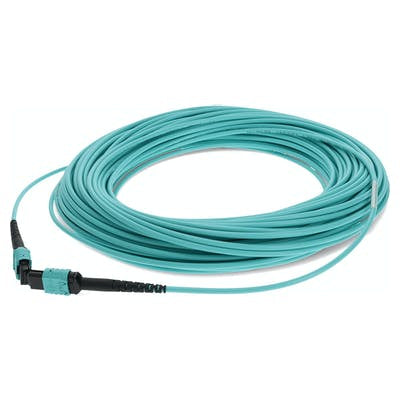 AddOn Networks ADD-MPOMPO-14M5OM4 fiber optic cable 551.2" (14 m) MPO LOMM OM4 Aqua color