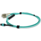 AddOn Networks ADD-MPO-4LC0-5M5OM4LZ fiber optic cable 78.7" (2 m) 8x LC LOMM OM4 Aqua color