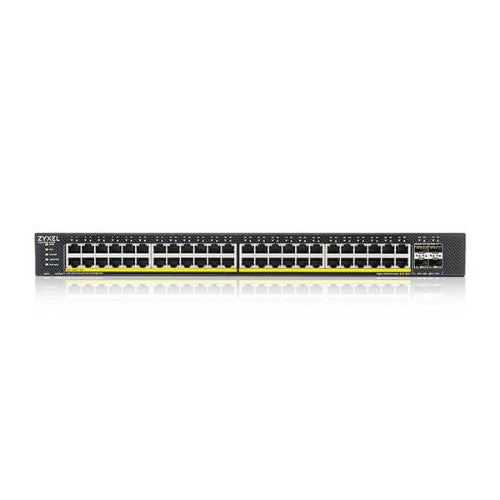 Zyxel XGS1935-52HP network switch Managed L2/L3 Gigabit Ethernet (10/100/1000) Power over Ethernet (PoE) Black