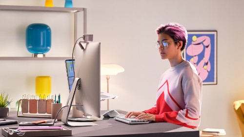 Logitech MX Mechanical Mini for Mac keyboard Office RF Wireless + Bluetooth QWERTY English Gray