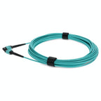 AddOn Networks ADD-MPOMPO-1-5M5OM4P-TAA InfiniBand/fibre optic cable 59.1" (1.5 m) MPO LOMM Aqua color
