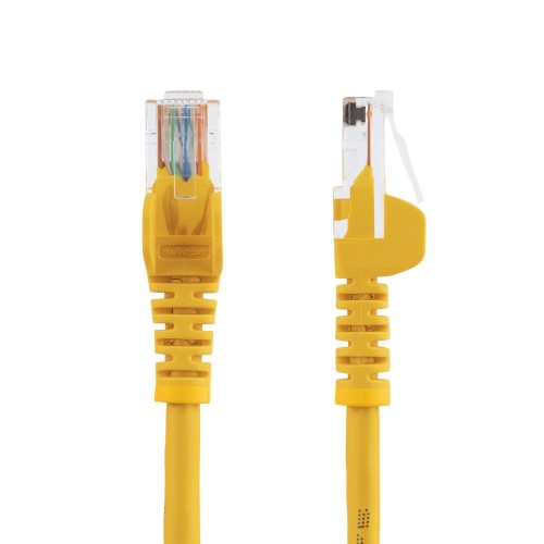StarTech.com 15 ft Yellow Snagless Category 5e (350 MHz) UTP Patch Cable networking cable 179.9" (4.57 m)