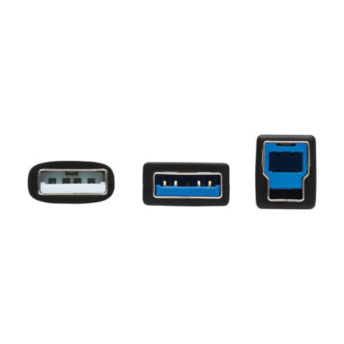 Tripp Lite U328-025-1 USB cable USB 3.2 Gen 1 (3.1 Gen 1) 300" (7.62 m) USB A USB B Black