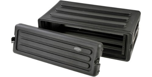 SKB Roto-Molded 3U Shallow Rack Black