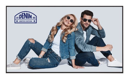 LG 55UH5N-M signage display Digital signage flat panel 55" LCD Wi-Fi 500 cd/m² 4K Ultra HD Black WebOS 24/7